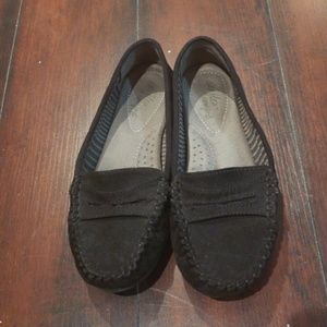 Black Suede Loafer